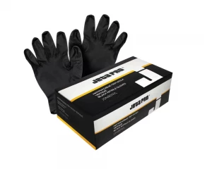 Перчатки нитриловые черные размер XL JETAPRO 100 шт